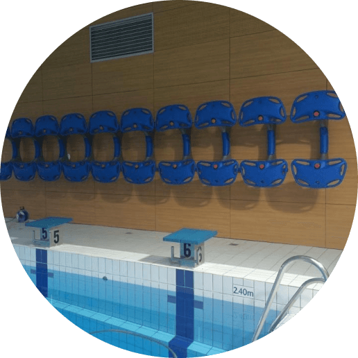 aqua gymbikes in display